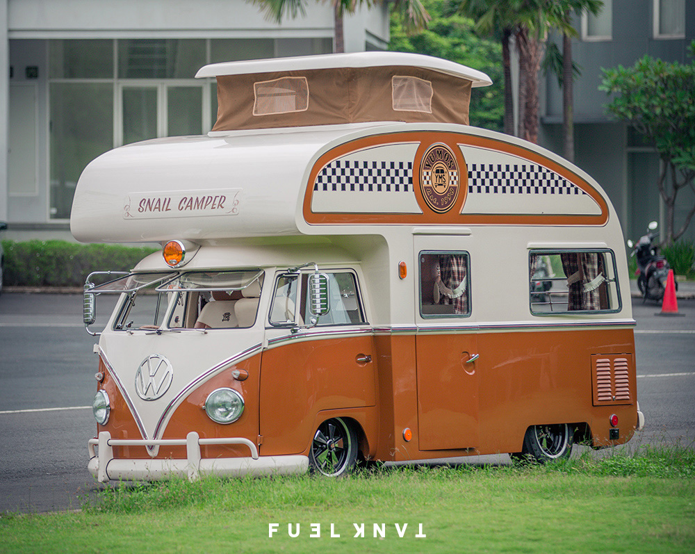 Custom Camping | The Yudi Yumos Custom Volkswagen 'Snail Camper'
