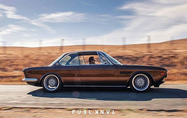 Now live in the #fueltankapp, the full story on the finest custom BMW E9 to date, Cole Foster's 1971 #2800CS from #FuelMagazine issue 20. Search for Fuel Tank app in your app store. #bmwcs #bmw2800cs #bmwe9 #e9bmw #bmw #e9. Photography by @seanklingelhoefer.