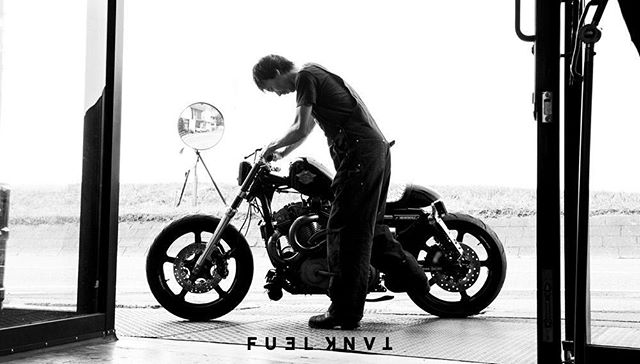 Now live in the Fuel Tank, an interview with @hidemotorcycle from #fuelmagazine issue 18. Open the #fueltankapp or head to fueltank.cc for the article.