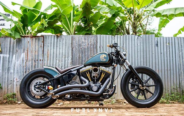 The Rebellion | Studio Motor Harley-Davidson Softail. Now live in the Fuel Tank. Link in our profile. As featured in #tankmoto.