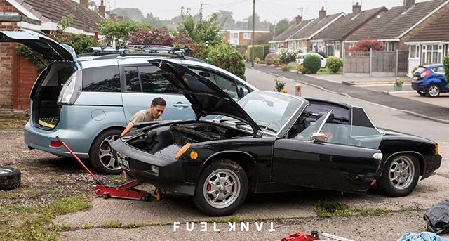 After an 11-year slumber, the @fuel.magazine #projectfuel14 914 is awake and making its way from the UK to Australia. Catch the latest Fuel Tank blog report via the link in our profile. #porsche #porsche914 #fuelmagazine #914